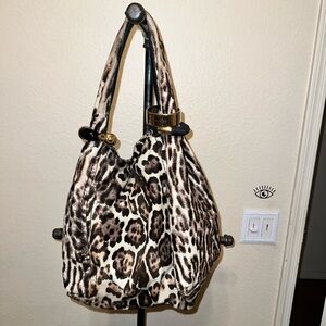 SOLD jimmy choo leopard bag